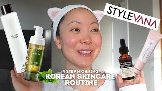 Simple 4 Step Morning Korean Skincare Routine