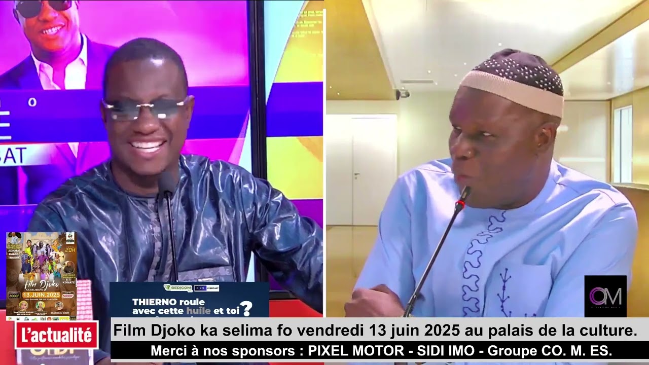 OM Tv :#URGENT / Film Djoko ka selima fo vendredi 13 juin 2025 au palais de la culture.