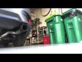 2016 Honda Civic Muffler Delete Before After 