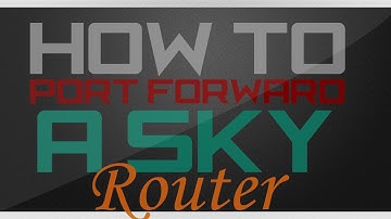 Tutorial// Port Forwarding SKY router (Minecraft)
