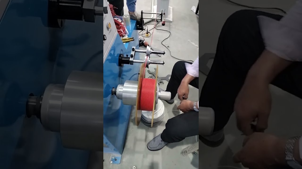 Building wire coiling machine machine  