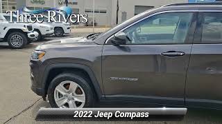 Certified 2022 Jeep Compass Latitude, Pittsburgh, PA P5859 Three Rivers Chrysler Jeep Dodge Pittsburgh