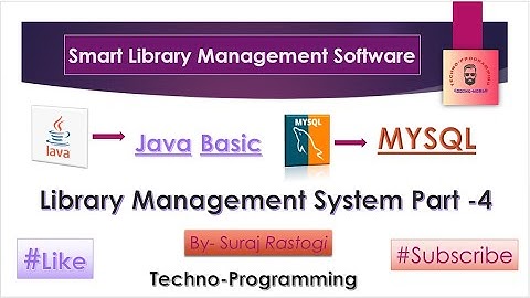 Library Management System Part-4| Java Project |setup Images &Other Jar Files | check description..