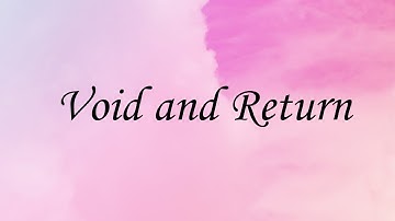 การส่งค่า void และ return#ใช้ภาษาJava