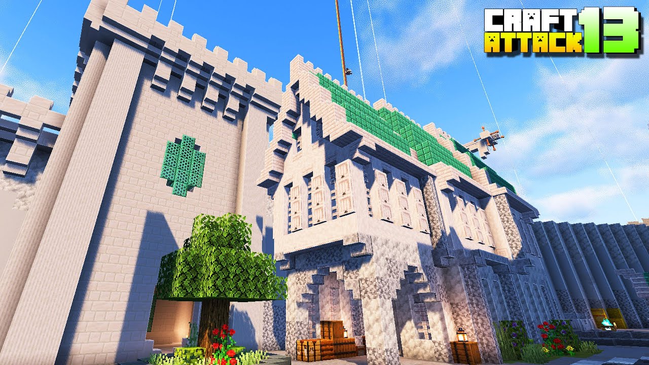 SPARK baut ein Haus in PAPAPLATTES Minas Tirith! Minecraft Craft Attack 13 #50