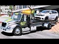 GTA 5 Real Life Mod #101 Repoing A Jeep Demon Hawk With A Durastar Rollback Tow Truck - Repo Mod