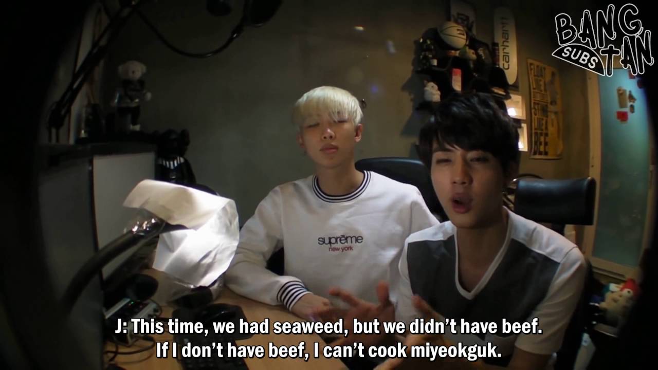 ENG] 140913 Jin & Rap Monster's Log - YouTube