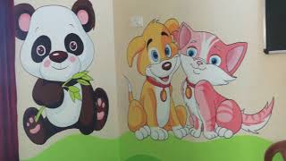 Play school wall painting artist // Play School // Wall Painting // Venkat Arts //