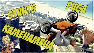 Gta Online Stunts, Mini-Fuga, Rei Do Looping & Kamehameha