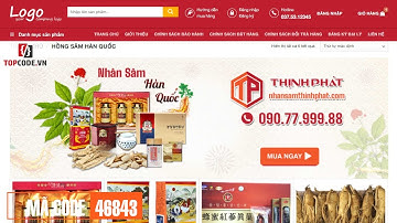 Mã code 46843. Theme wordpress nhân sâm Full code | Topcode.vn