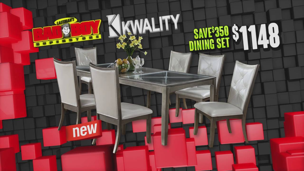 bad boy dining set