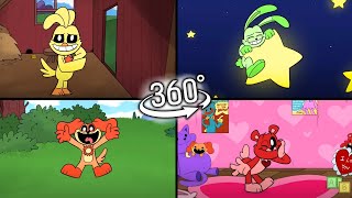 360º VR All Smiling Critters cardboard voicelines animated (Complete)