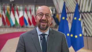 President Charles Michel EU debates at the Partnership 4 Growth Summit