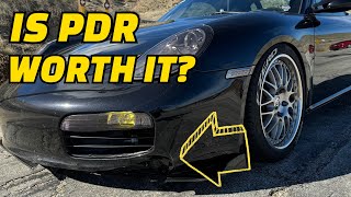 Can Paintless Dent Repair Save my 987 Boxster Bumper?