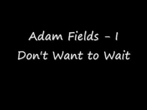 Adam Fields - I Dont Want to wait