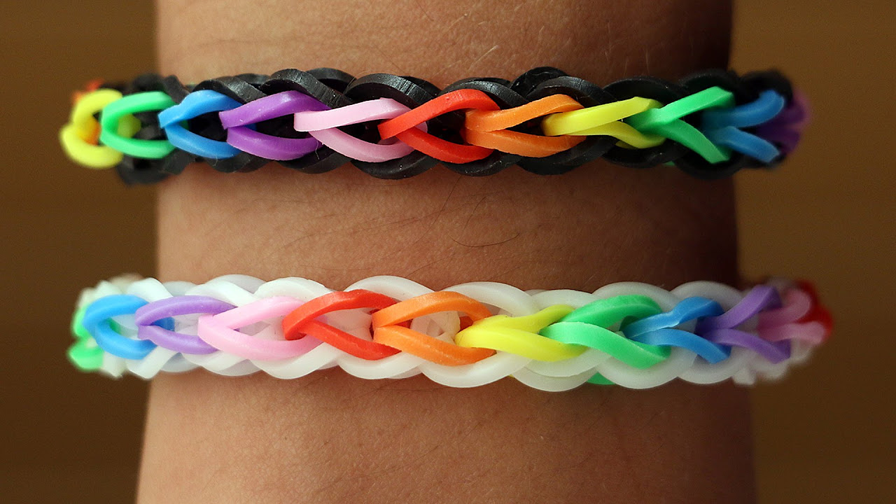 Happy Crafty Kids: Fancy Rubber Band Bracelets with a DIY Loom