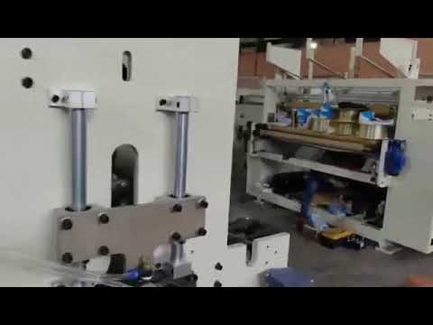 Ean full auto kitchen towel and toilet roll converting machine.