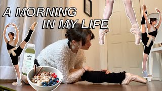 Professional Ballerina mini VLOG | morning routine, ballet class, vegan meal ideas, Green juice