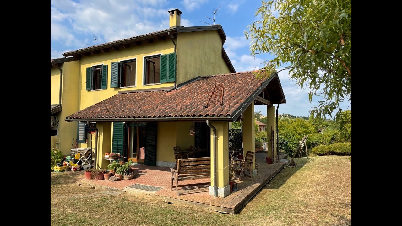 CASA ROSIGNANO/SAN GIORGIO MONFERRATO - MINERVA DEI FRATI - VILLA LIBERA  CON GIARDINO