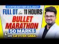 CA Inter DT Bullet Marathon: Full Direct Tax in 11 Hours | 50 Marks | May/Sep 26 & Jan 27 | VG Sir
