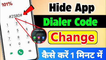 how to change lock in hide app dialer password change kaise karen | app hide dialer code change