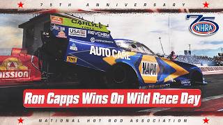 Ron Capps wins Wally on a wild race day in Phoenix