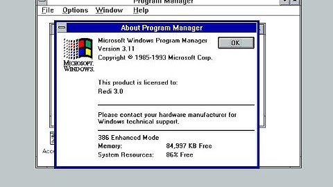 Windows 3.11 - Installation in VirtualBox