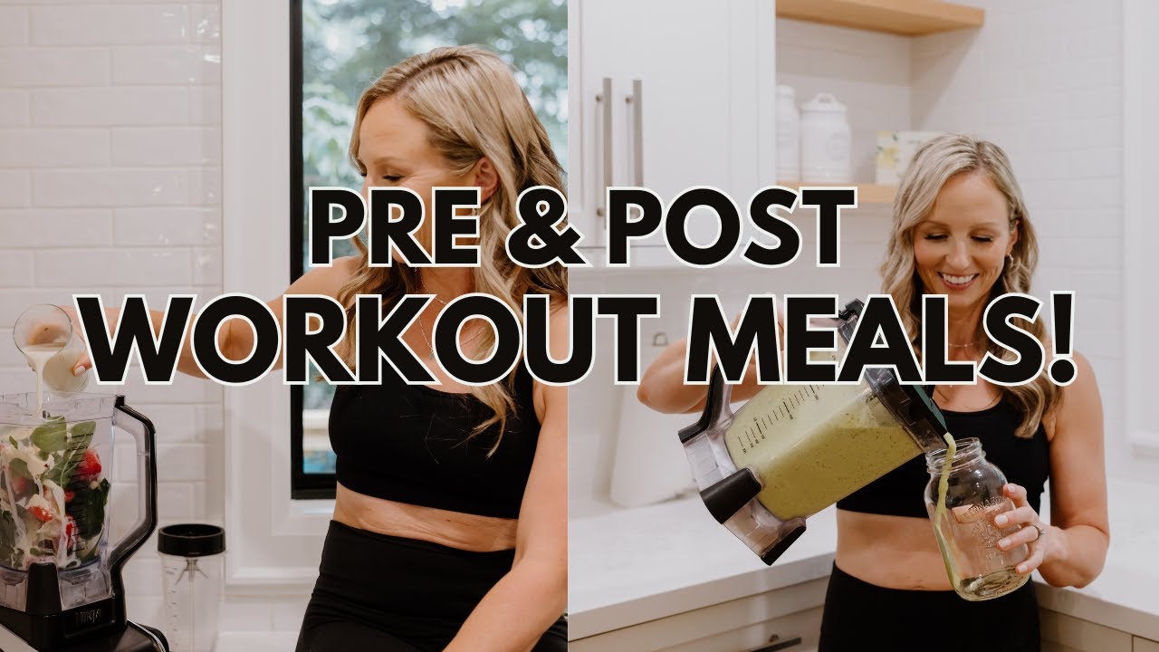 Quick & Easy Pre & Post-Workout Meal Ideas for Busy Moms 💪🏼🍽️