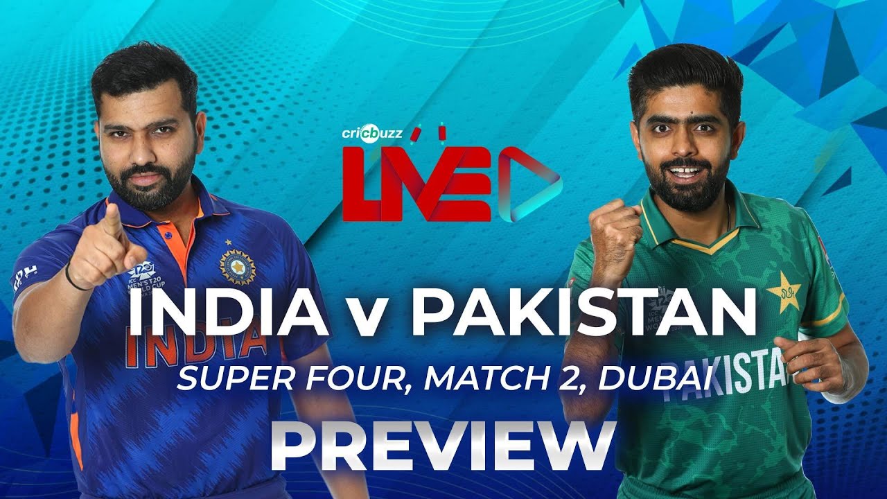 Watch India Vs Pakistan live cricket match streaming online on Hotstar App and TV on Star Sports 1 and 3, IND Vs PAK Live Score at Cricbuzz