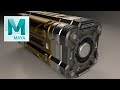 sci fi box maya