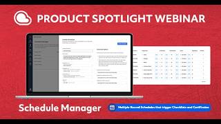 Product Spotlight Schedule Manager Webinar