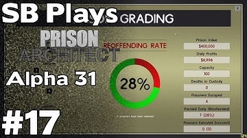 Finding out our Prison Grading Scores - SB Plays Prison Architect (Alpha 31) ep17