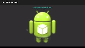 Swipe to Slide animated activity switching