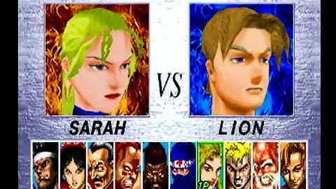 Virtua Fighter 2 (1995) Sega Saturn (Japan) 1440p RGB SCART - Intro Demos Longplay Original Japanese