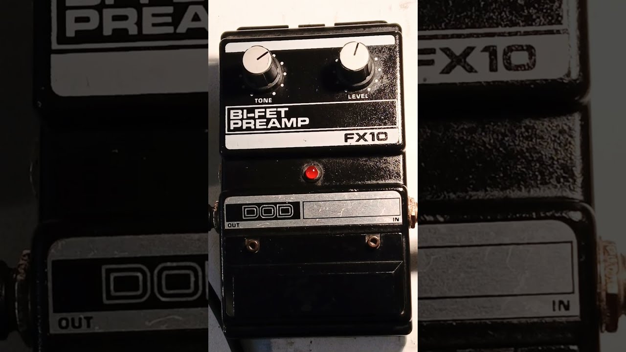 Bi-Fet Dod Preamp with its great #buffer #guitarpedals - YouTube