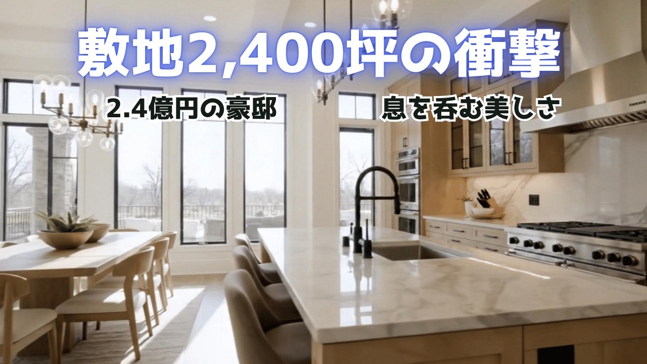 【ルームツアー】総額2.4億円!敷地2,400坪に建つ「息を呑むほど美しい」究極のラグジュアリー豪邸 - YouTube