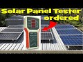 Solar Panel Multimeter - Or how else to check you panels