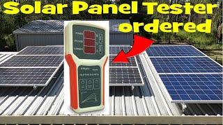 Solar Panel Multimeter - Or how else to check you panels