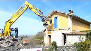 Démolition de la maison du garde-barrière à Thiviers