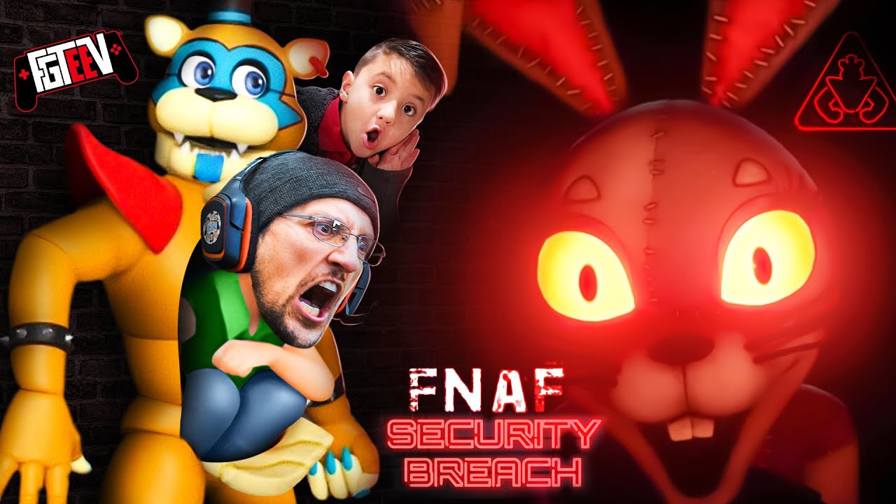 Download Five Nights at Freddy's: Security Breach! Part 1 (FGTeeV Boys vs Glamrock Chica & Montgomery Gator)