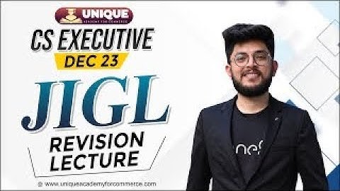 CS Executive  | JIGL IT ACT REVISION LECTURE 1 |  CS Shubham Modi