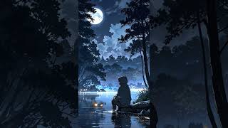 🌙 Under the Moonlight | Peaceful Anime Night Scene | Relaxing & Aesthetic screenshot 1