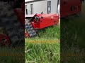 Remote Controlled Gasoline Flail Mower Grass Cutting Demonstration #excavatorfactory #automobile