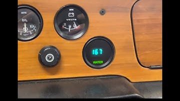 Triumph TR6 Dakota Digital temperature gauge