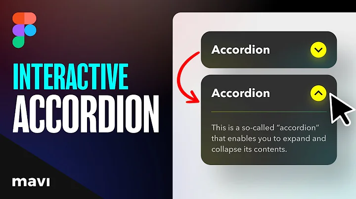 How To Create a Responsive & Interactive ACCORDION Component in Figma (Tutorial)