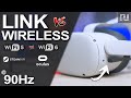 HOW TO Play Oculus & Steam VR Games on Oculus Quest 2 - Link & 90Hz Wireless!