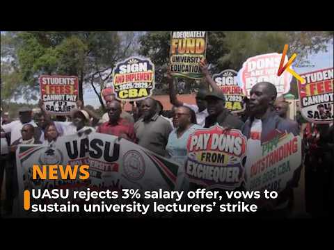 UASU rejects 3% salary offer, vows to sustain university lecturers’ strike