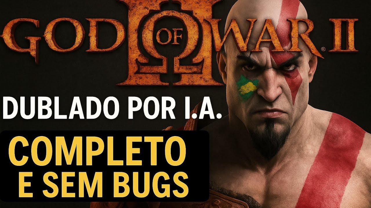 God of War 2 Dublado por I.A - PS2 Full Rip