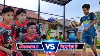 SLEMAN UNITED VS PATRIOT PURWEREJO U15#vollyball #voliu15