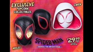 Spider Man Across the Spider Verse AMC Popcorn Bucket of Miles Morales
